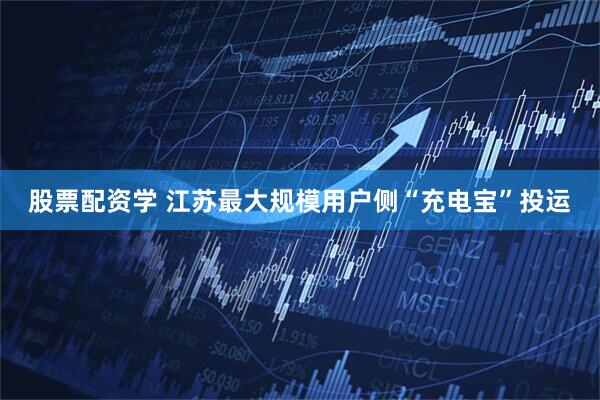 股票配资学 江苏最大规模用户侧“充电宝”投运